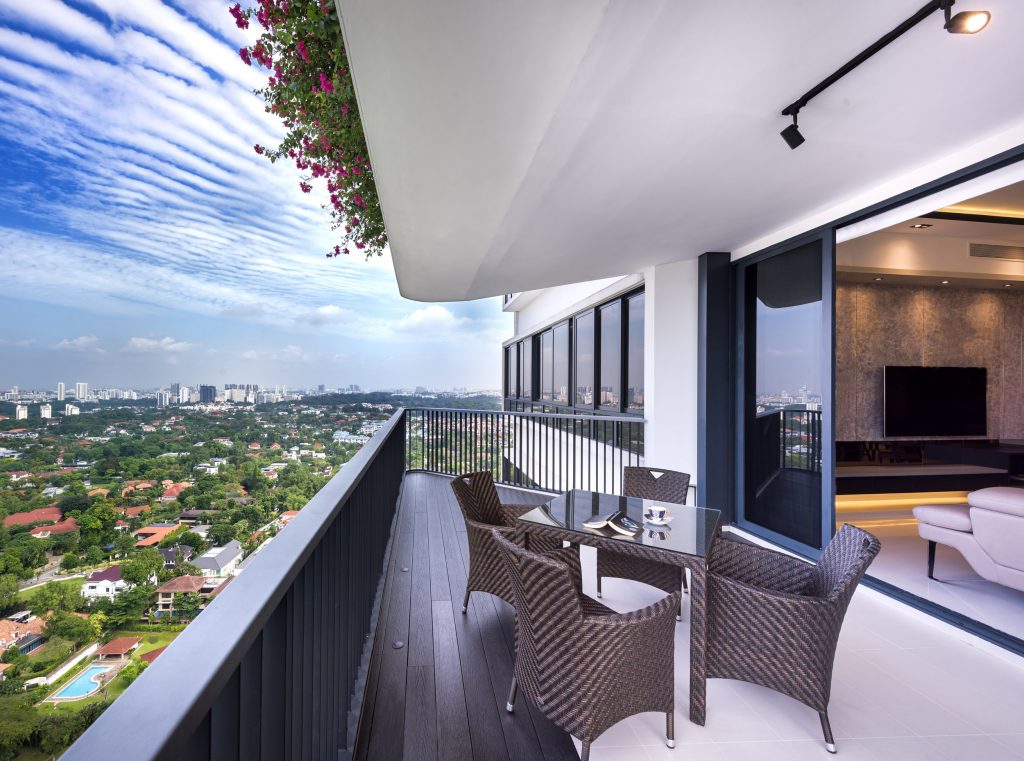 Leedon green condo view